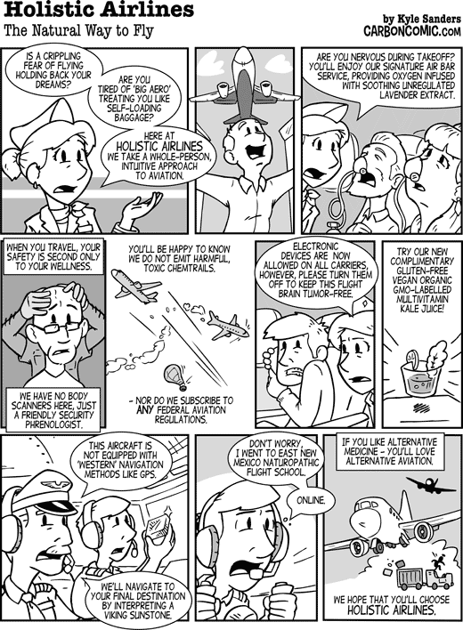 Holistic Airlines Carbon Comic, by Kyle Sanders