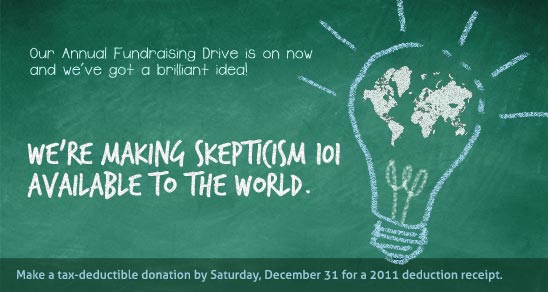 We're taking skepticism into the classroom! AND WE NEED YOUR HELP!