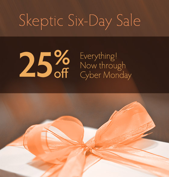 Save 25% off Everything, Now Thru Cyber Monday