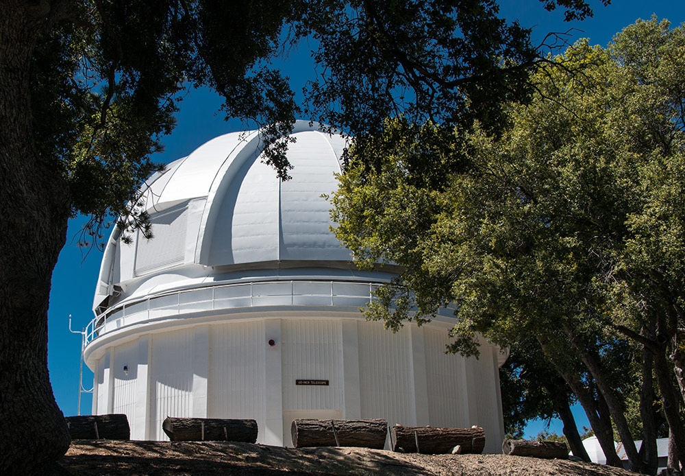 The 60-inch Telescope, activated in 1908, was the largest in the world at the time. It established the basic design of modern reflector telescopes. In addition, It pioneered spectroscopic analysis, parallax measurements, nebula photography, and photometric photography, it was used to measure the size of the Milky Way Galaxy and our position in it. It can now be rented for an evening of viewing by the public. (Photo credit: Ron Constable) 