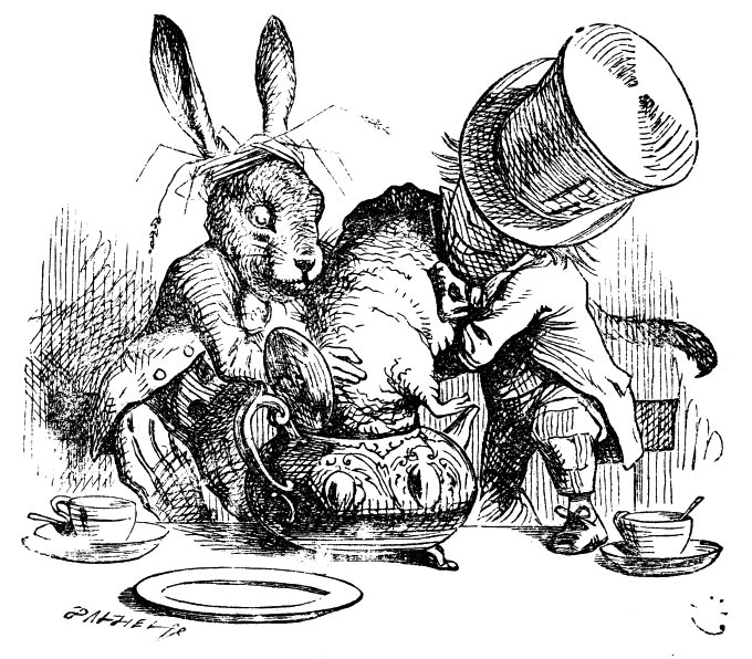 Illustration by John Tenniel, from Alice in Wonderland