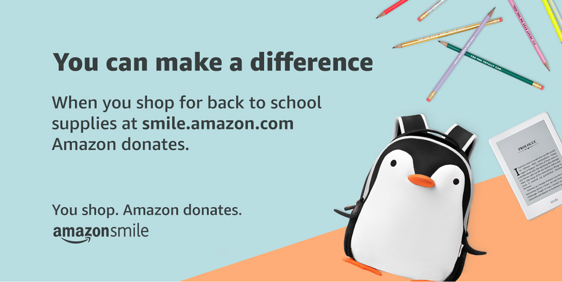 You can make a difference when you shop at smile.amazon.com