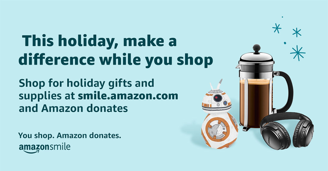 You can make a difference when you shop at smile.amazon.com