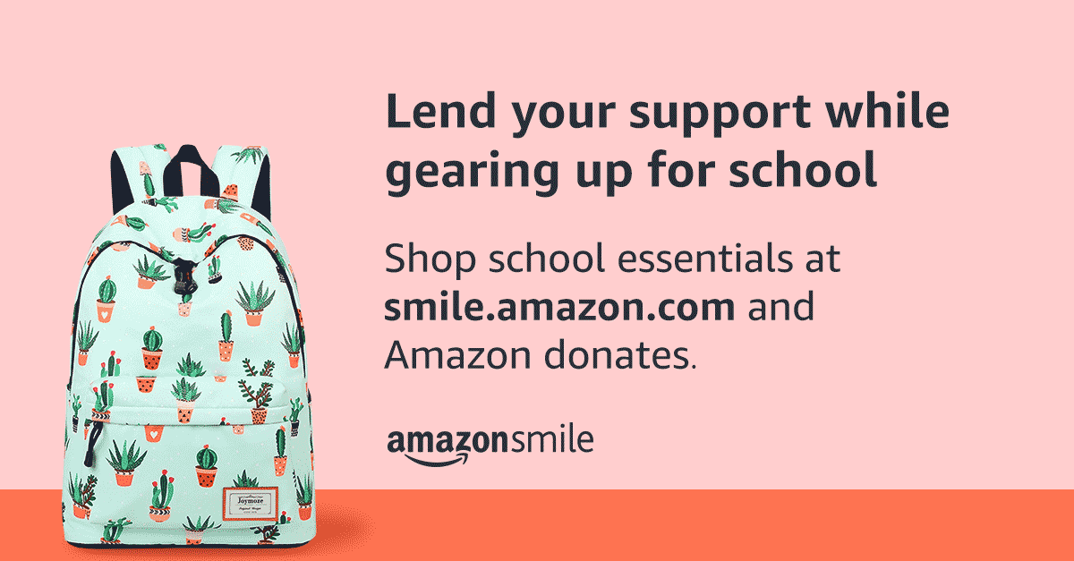 You can make a difference when you shop at smile.amazon.com