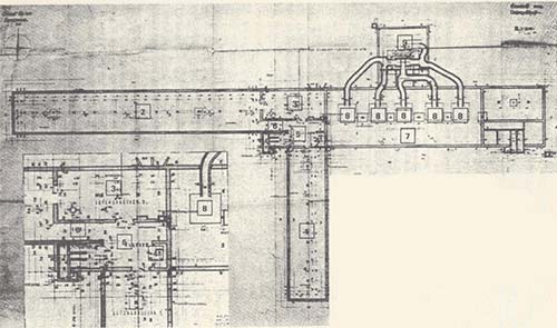 Blueprint of Crematoria II.