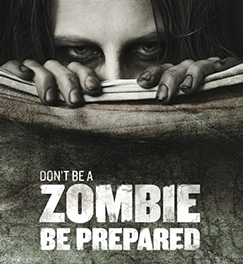 Zombie Poster from Centre for Disease Control (CDC) campaign