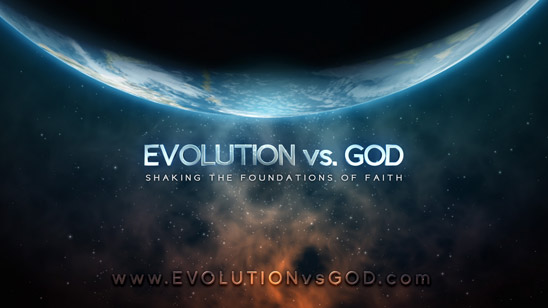 Evolution vs. God: Shaking the Foundations of Faith (banner)