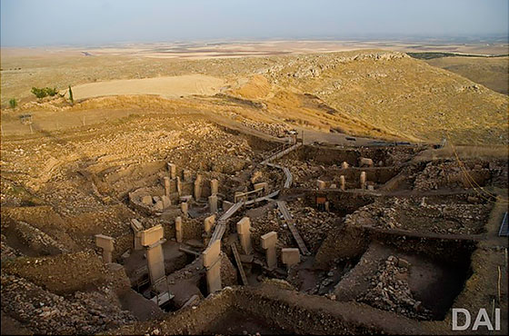 A view of Gobekli Tepe excavation. Photo: Nico Becker, German Archaeological Institute