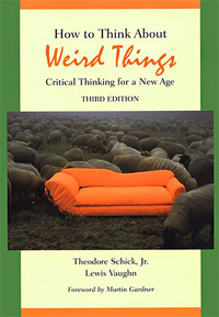 How to Think about Weird Things (book cover)