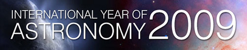 International Year of Astronomy website banner