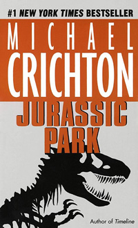 Jurassic Park (book cover)