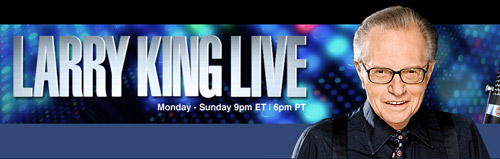 screenshot from Larry King Live website