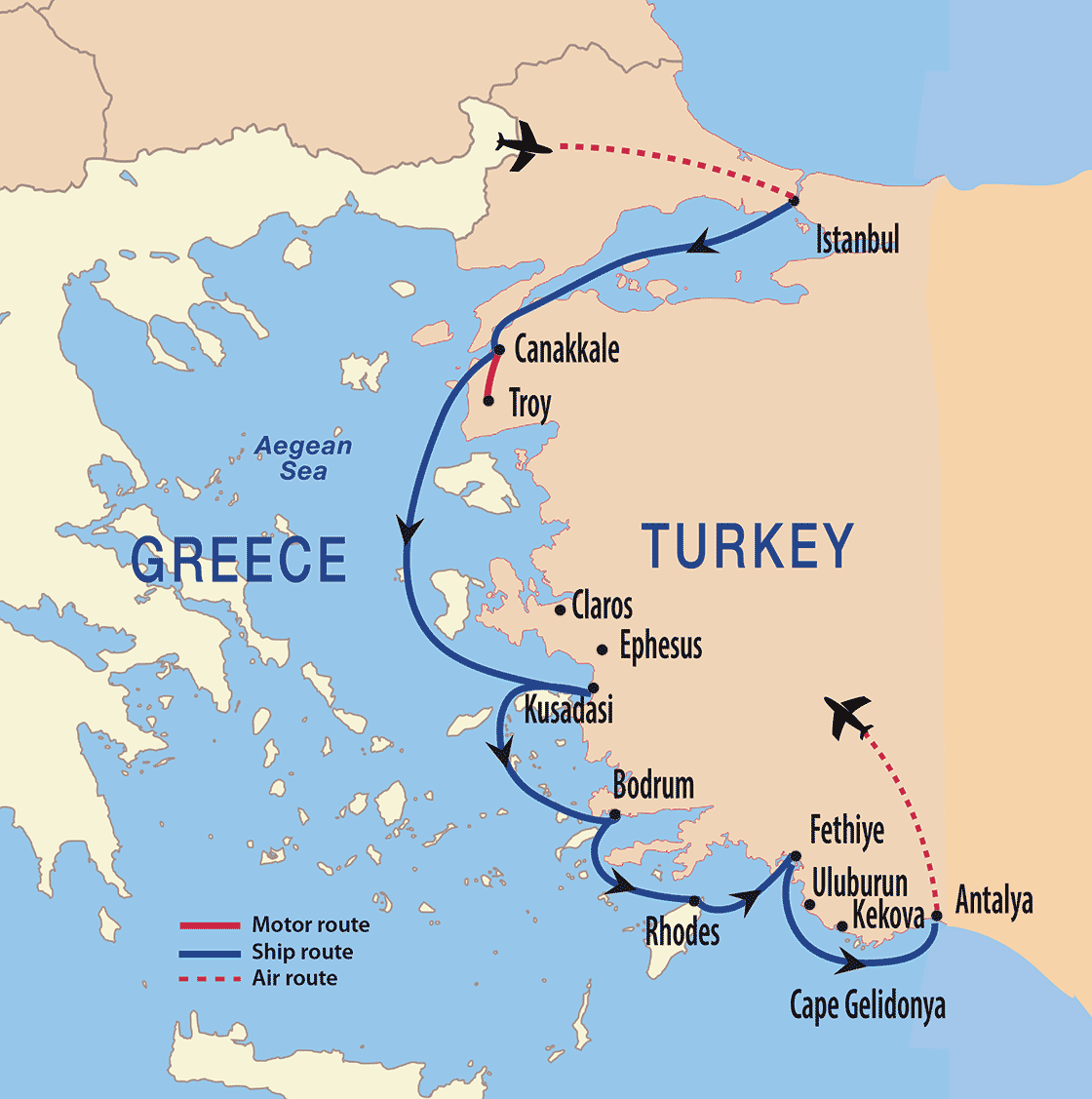 Tour Route Map