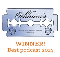 Skepticality is the winner of the 2014 Ockham's Razor Award for Best Podcast!