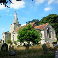 St. Nicholas Church, Pluckley (photo by Stephen Nunney [CC BY-SA 2.0], via Wikimedia Commons)