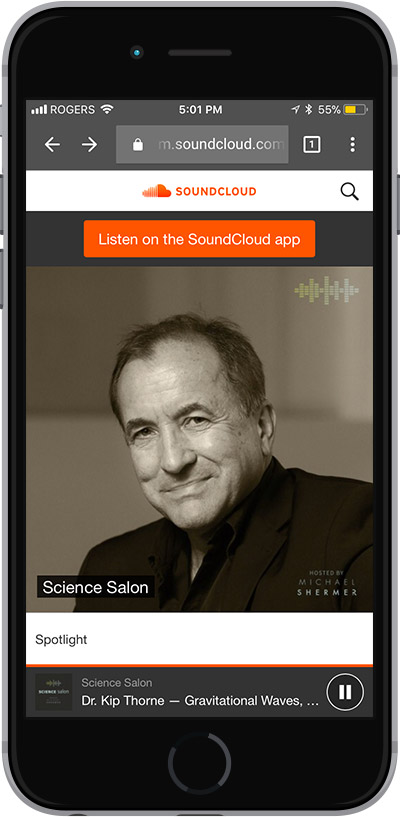 Listen to Science Salon Everywhere and Anywhere