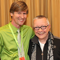 Sheldon Helms (left) with Chip Coffey (right)