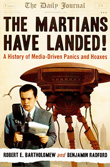 The Martians Have Landed: A History of Media-driven Panics and Hoaxes (book cover)