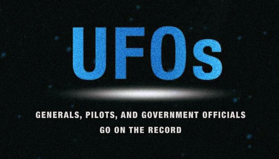 UFOs: Generals, Pilots, and Government Officials Go on the Record (detail of book cover)