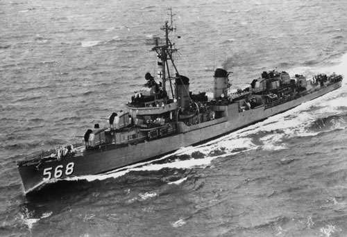 The USS Wren (https://en.wikipedia.org/wiki/USS_Wren_(DD-568)#/media/File:USS_Wren_(DD-568)_underway,_circa_in_the_mid-1950s_(NH_107257).jpg)