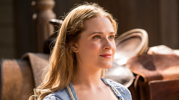 Dolores Abernathy played by Evan Rachel Wood (image courtesy of HBO)