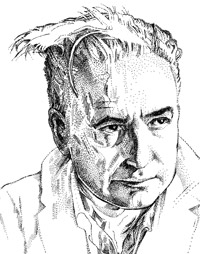 Wilhelm Reich illustration by Pat Linse (copyright 1994)