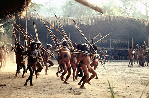 Yanomamo dance (photo courtesy of Chagnon)