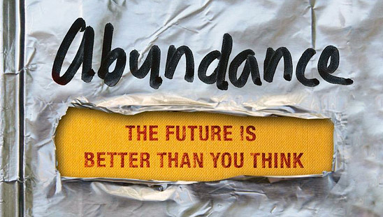 Abundance: The Future is Better Than You Think (detail of cover)