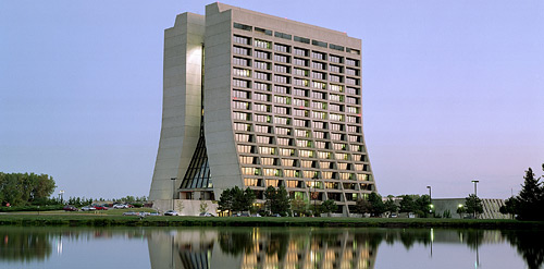 the Robert Rathbun Wilson Hall on the Fermilab campus.