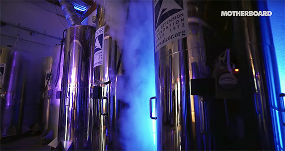 Screenshot from Frozen Faith: Cryonics and the Quest to Cheat Death (MOTHERBOARD)