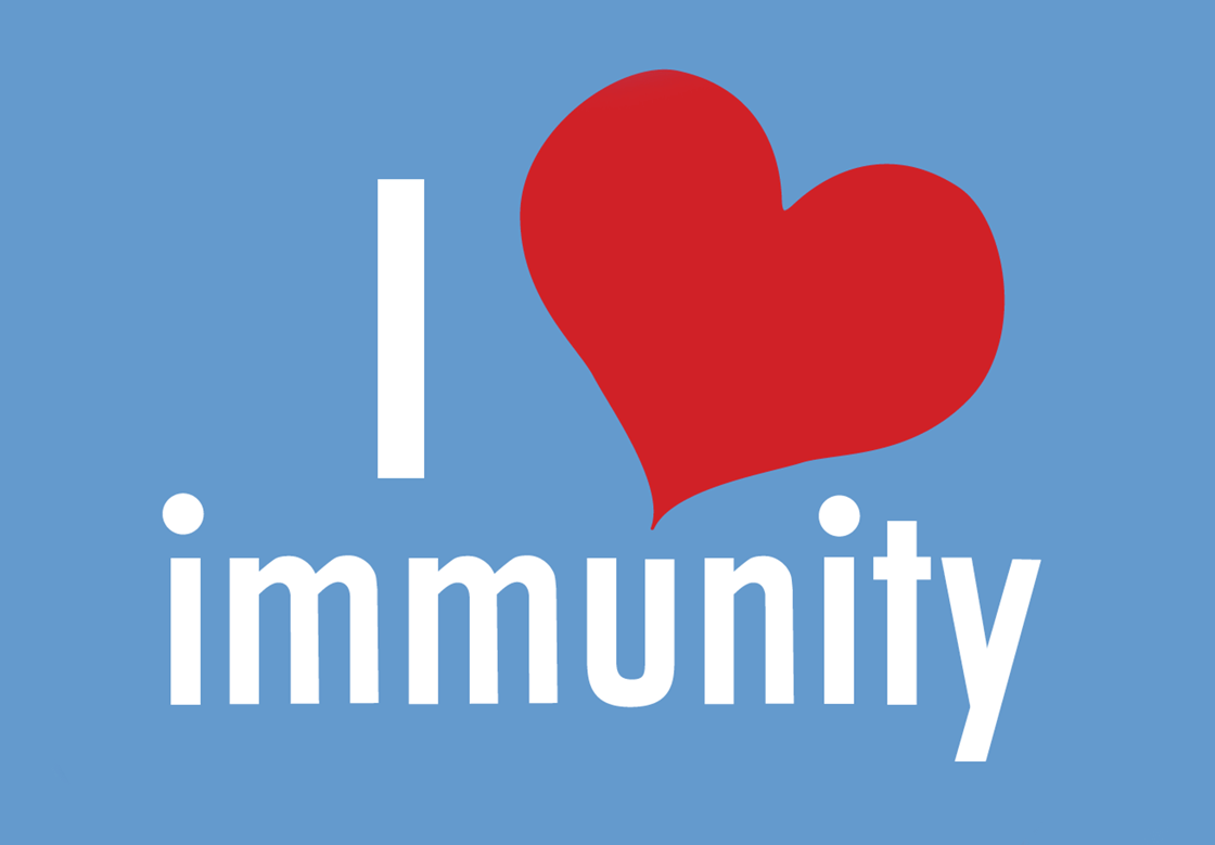 I love immunity (poster by vaccinatecalifornia.org)