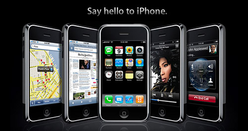 screenshot of iPhones from Apple.com