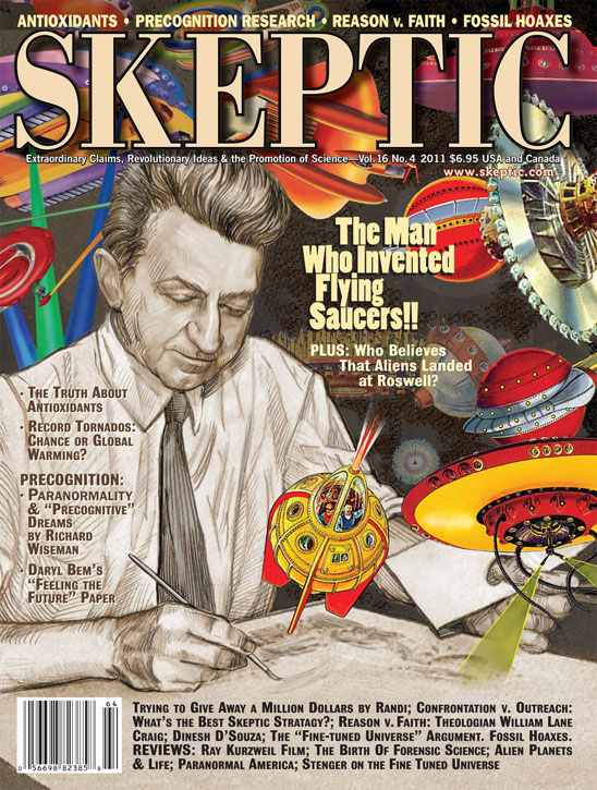 Skeptic magazine volume 16, number 4 (cover)