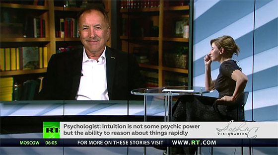 Shermer speaks with Sophie Shevardnadze on Russian TV