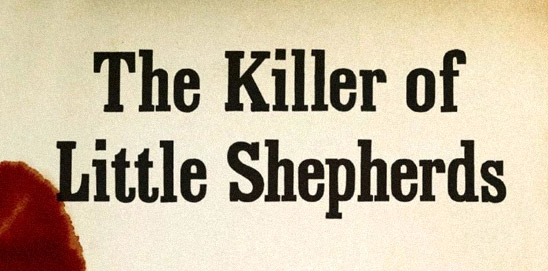 The Killer of Little Shepherds (detail of book cover)