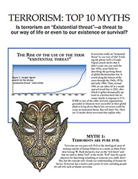 Top 10 Myths of Terrorism (page 1 of free booklet)