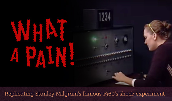 What a Pain! Replicating Stanley Migrim's famous 1960's shock experiment