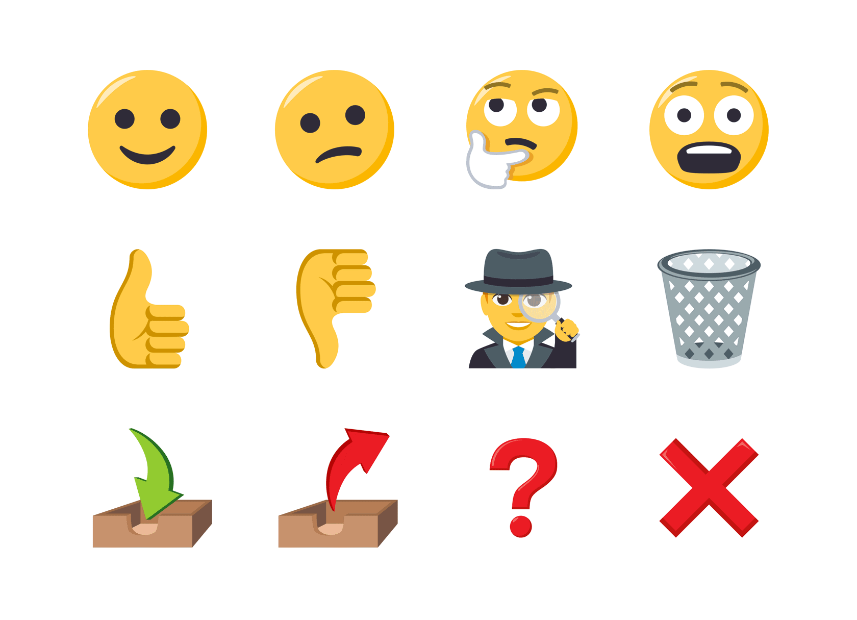 emojis by EmojiOne https://www.emojione.com/emoji/v3